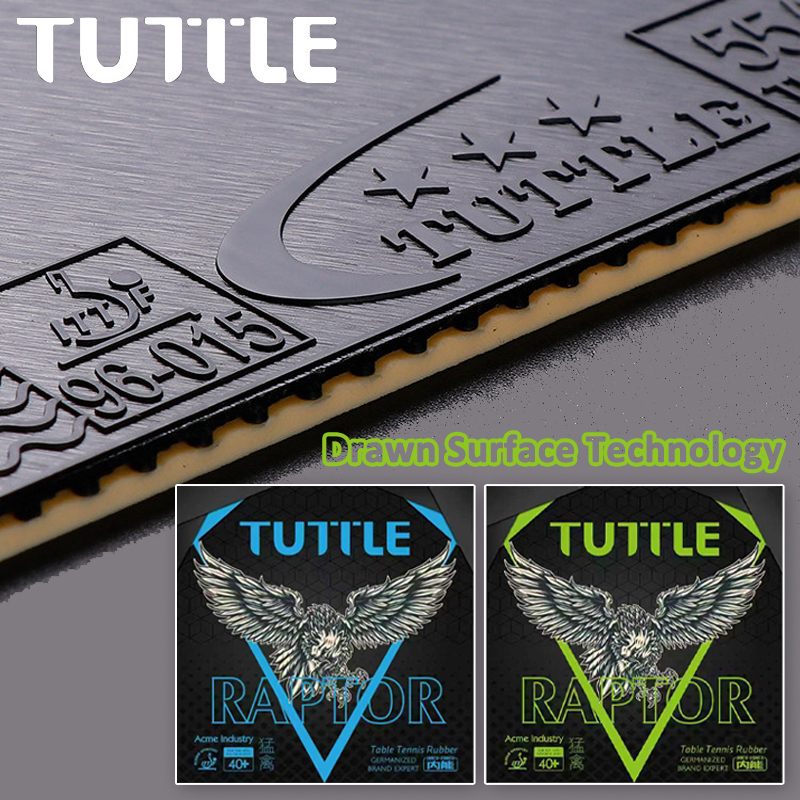 Table Tennis Xiom Rubber - オリジナル TUTTLE ラプターシリーズ卓球ラバー マイクロタック ドローンサーフェス ピンポンラバー