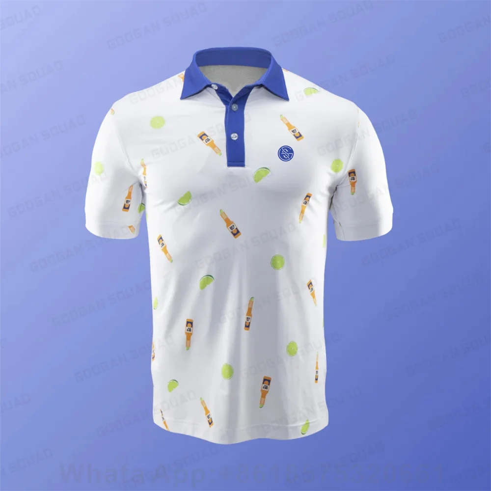 Table Tennis Volleyball - メンズレジャーポロシャツ速乾半袖Tシャツ釣りゴルフ卓球バドミントンサッカーボウリングバレーボール服