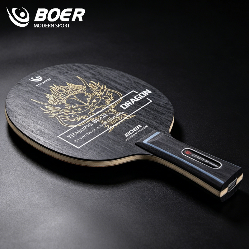 Table Tennis Zhang Jike - BOER DRAGON 卓球ブレード 5ウッド2カーボン ピンポンブレード オールラウンド