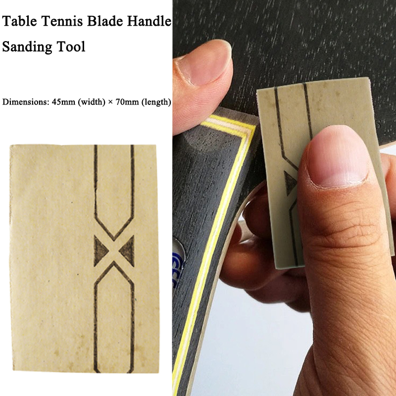 Xu Xin Table Tennis - 卓球ブレードハンドルサンディングツール エッジ＆ハンドルグリップサンディング 幅45mm×長さ70mm DIY卓球パドルアクセサリー