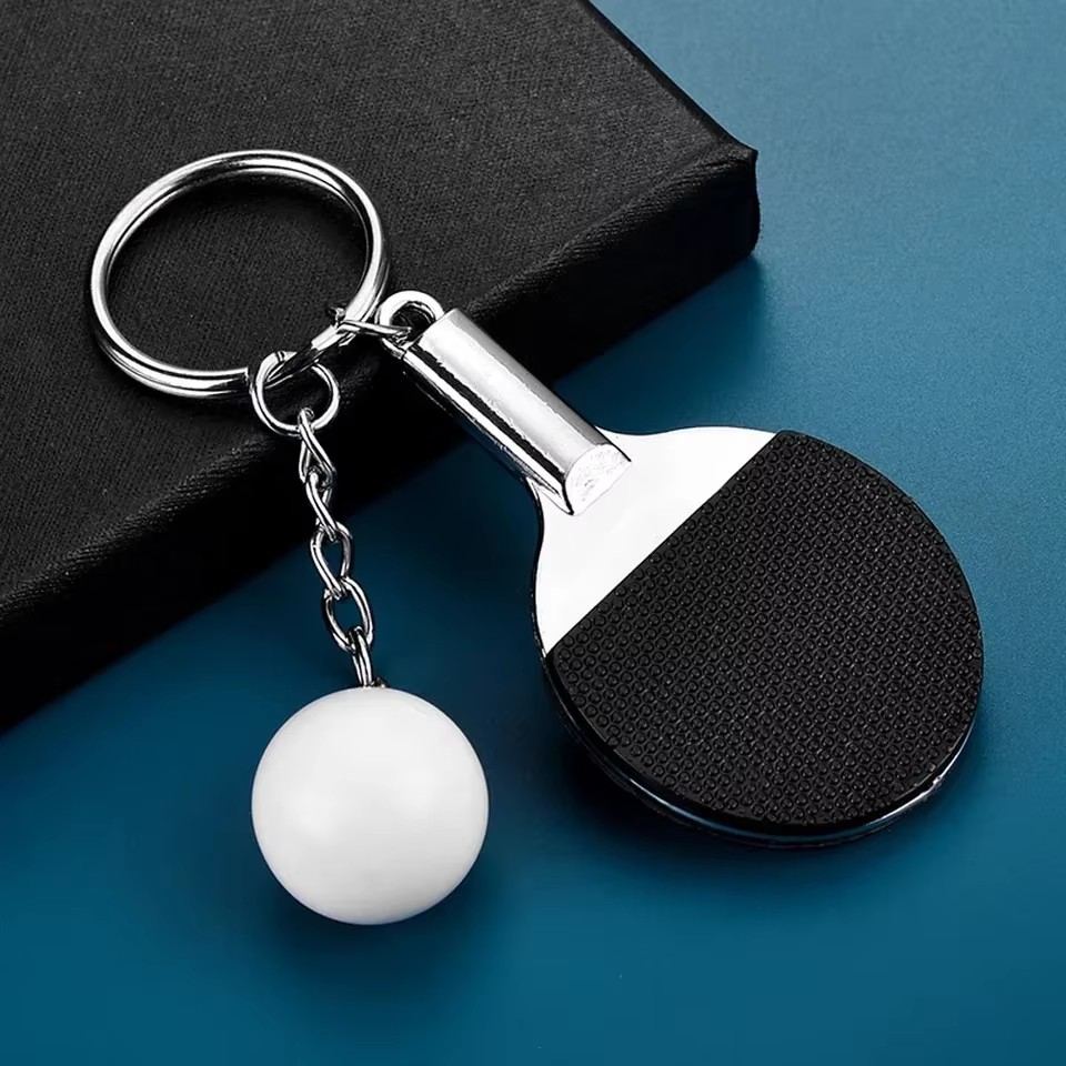 クリエイティブで可愛いミニ卓球ラケットキーホルダー、パドルピ - Table Tennis Hong Kong のレビューと価格