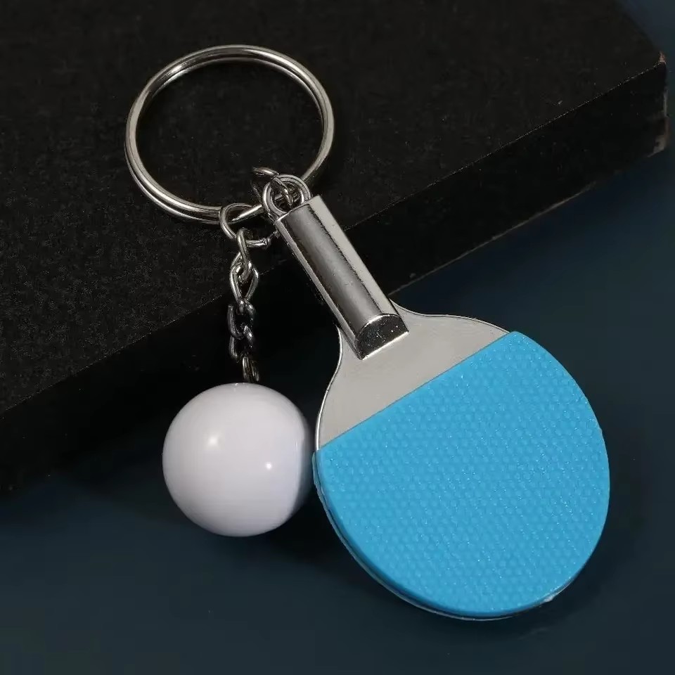 クリエイティブで可愛いミニ卓球ラケットキーホルダー、パドルピ - Table Tennis Hong Kong のレビューと価格