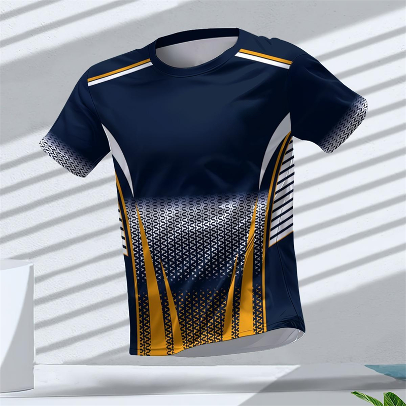 幾何学グラフィック 3D プリントスポーツ Tシャツ夏カジュ - Xu Xin Table Tennis のレビューと価格