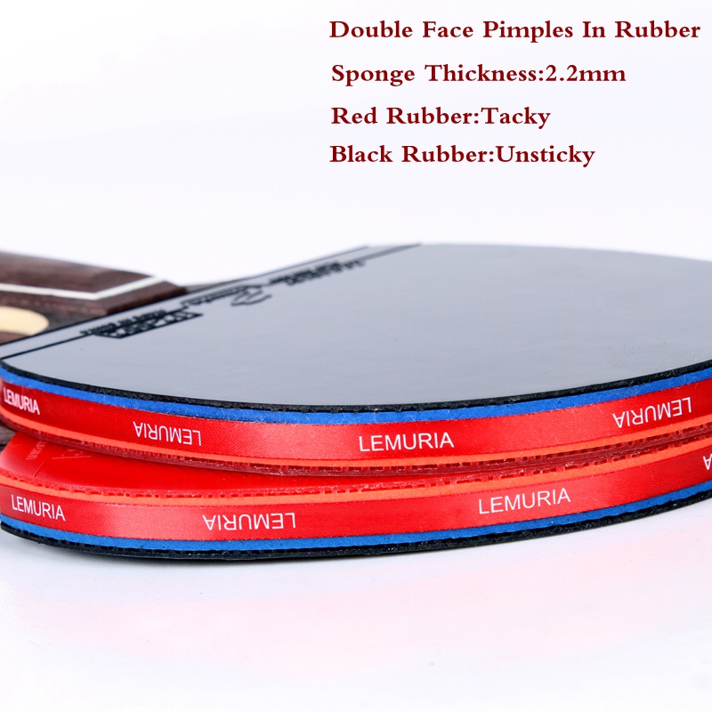 Lemuria EBENHOLZ-卓球ラケット、ピンプルズイ - Table Tennis Forehand Rubber のレビューと価格