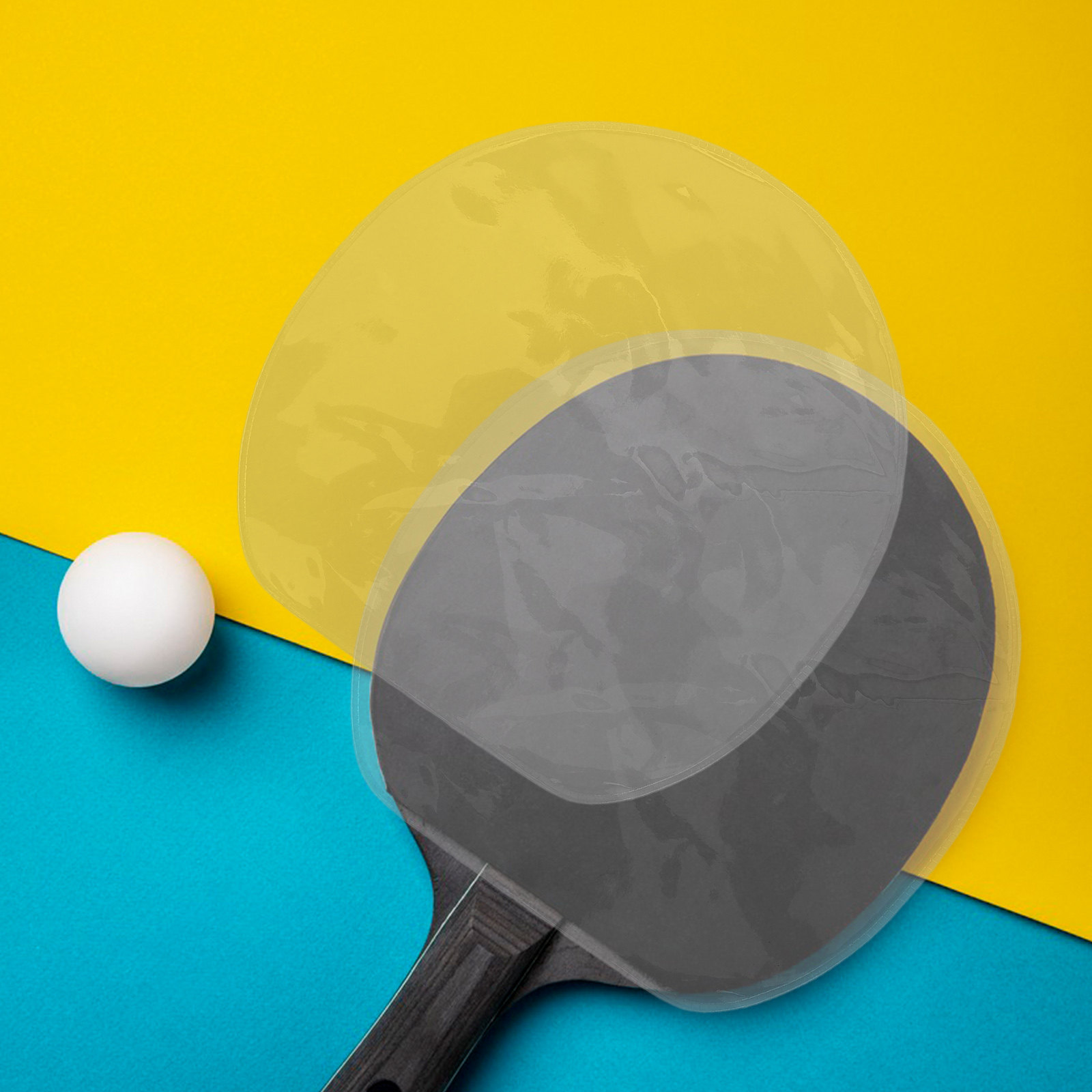 卓球ラケット用透明保護フィルム10枚セット 粘着性ラバーリバ - Table Tennis Is Played With A のレビューと価格