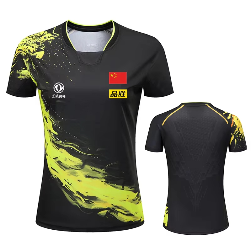男性と女性のためのドラゴンプリント卓球Tシャツ,ファッション - Xu Xin Table Tennis のレビューと価格