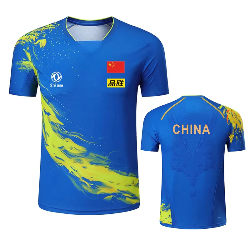 男性と女性のためのドラゴンプリント卓球Tシャツ,ファッション - Xu Xin Table Tennis のレビューと価格
