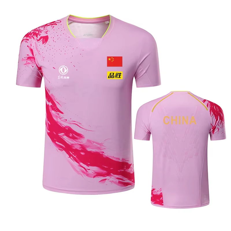 男性と女性のためのドラゴンプリント卓球Tシャツ,ファッション - Xu Xin Table Tennis のレビューと価格