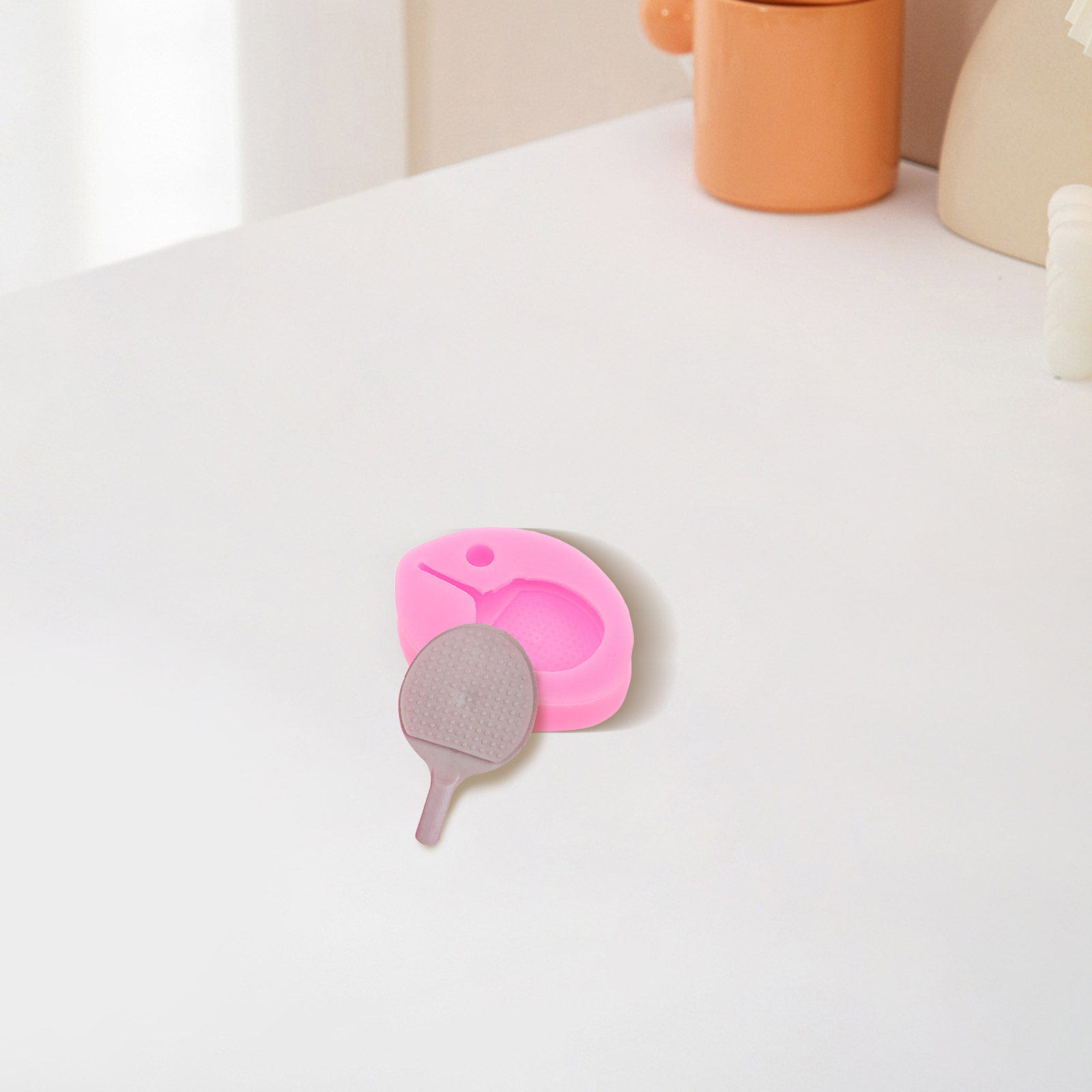 卓球ラケットボール型シリコンモールド、柔軟でくっつかないフォ - Table Tennis Balls のレビューと価格