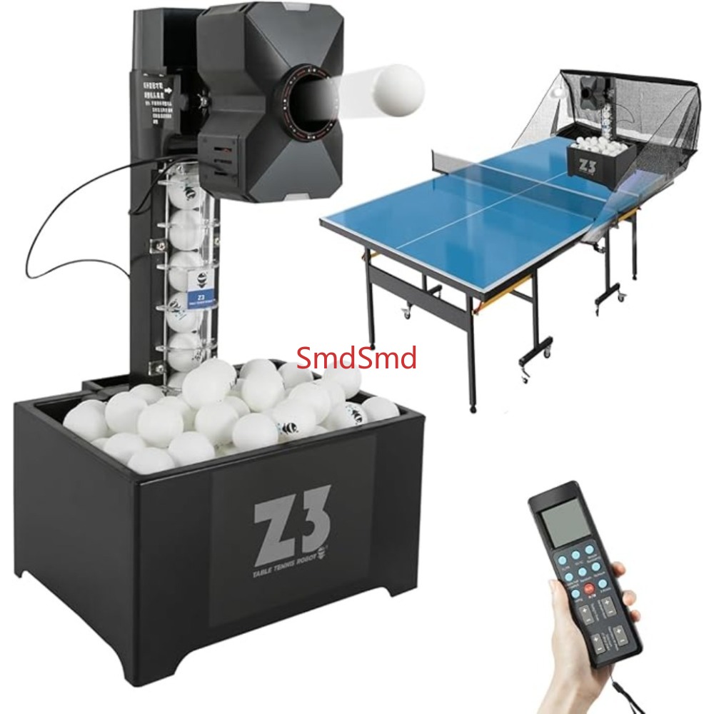 最新の自動卓球ロボット、ボールの受け取りと排出のための複数の - Table Tennis Balls のレビューと価格